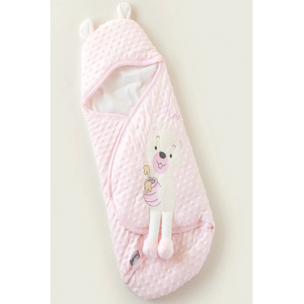 Bal Ayıcıklı Kundak Battaniye (çıtçıtlı kapanma) - 7