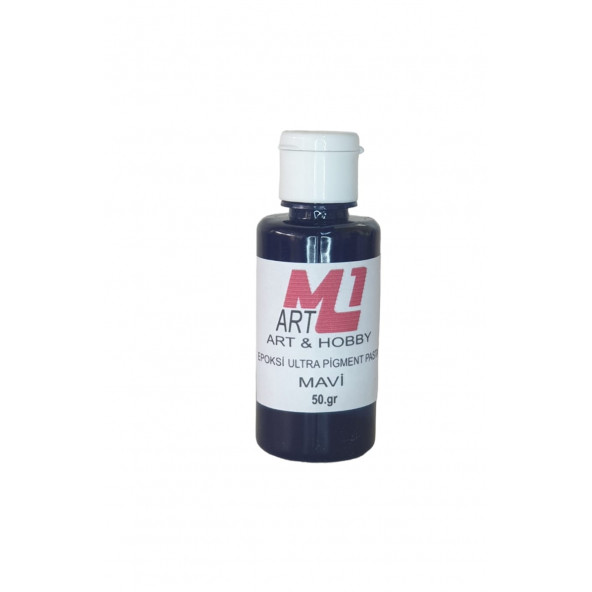 M1 ART EPOKSİ ULTRA PİGMENT PASTA 50.gr X 7 adet  Opak & Transparan Sıvı Pigment Boya  KOYU SERİ - 5