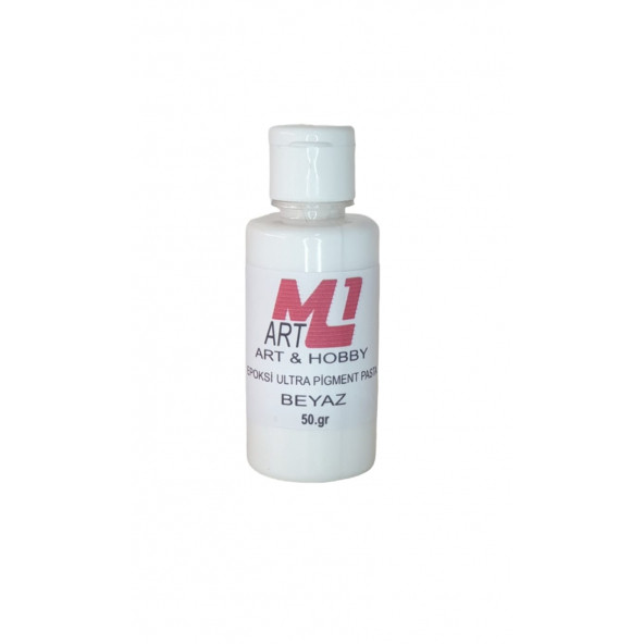 M1 ART EPOKSİ ULTRA PİGMENT PASTA 50.gr X 7 adet  Opak & Transparan Sıvı Pigment Boya  AÇIK SERİ - 6