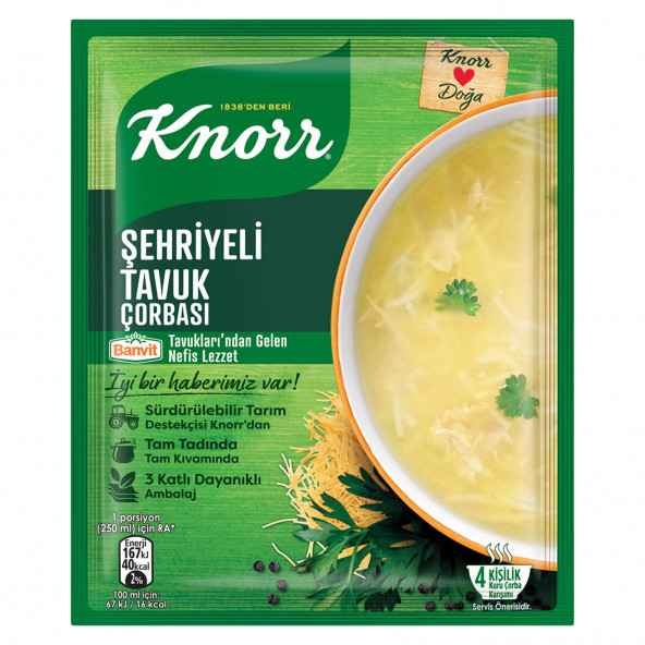 Knorr Şehriyeli Tavuk Çorbası 51 Gr