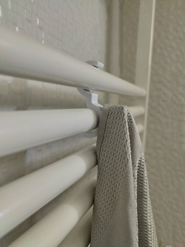 Havlupan Havlu Askısı 2 Adet Beyaz - 3