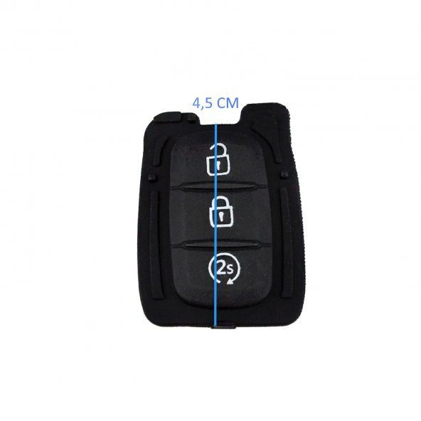 Renault Megane 4 için Anahtar Buton Lastiği - 3