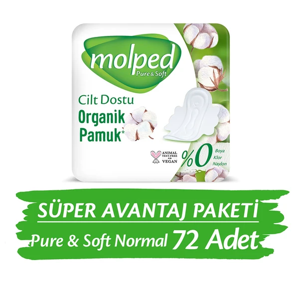 Molped Pure&Soft Normal Süper Avantaj Paketi 72 Adet