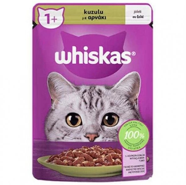 Whiskas Pouch Kuzulu Yaş Kedi Maması 85 gr