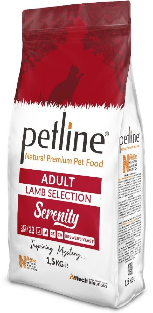 Petline S. P. Yetişkin Kedi Maması Kuzu Etli 1.5 Kg  (Serenity)