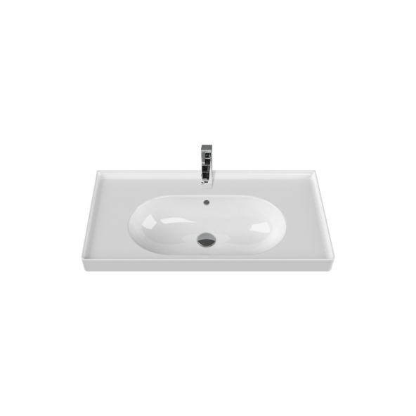 Turkuaz Arya 80x45 cm Etejer Uyumlu Lavabo