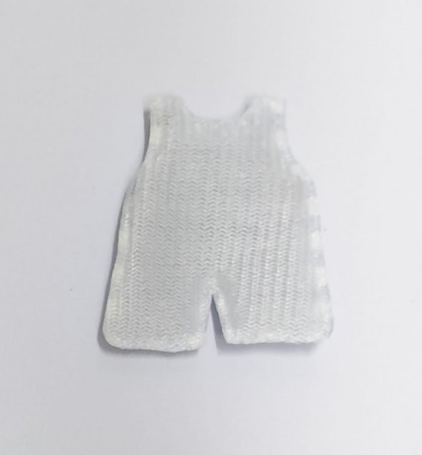 Bebek Tulumu Mavi Süsleme Kumaş Sticker 25 Adet - 3
