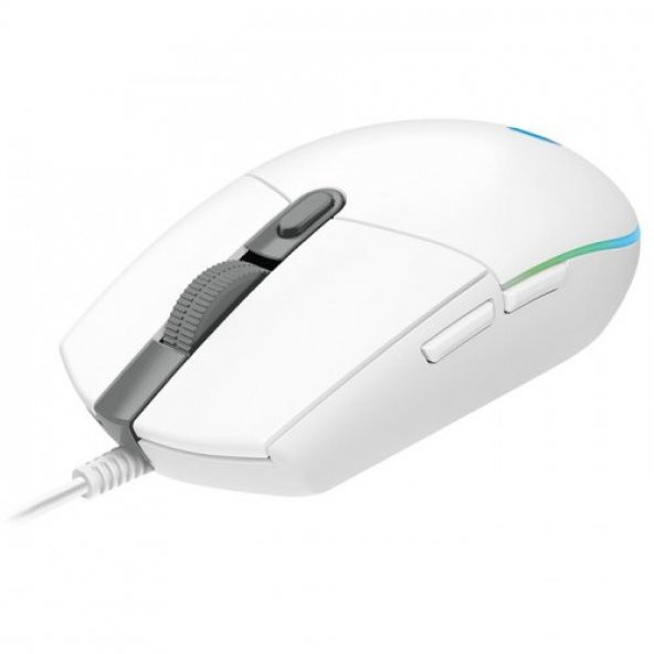 Logitech 910-005824 G102 LightSync Beyaz 8000DPI 6 Tuş Optik RGB White Kablolu Gaming (Oyuncu) Mouse - 2