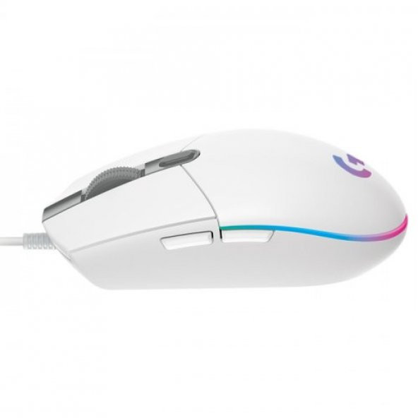 Logitech 910-005824 G102 LightSync Beyaz 8000DPI 6 Tuş Optik RGB White Kablolu Gaming (Oyuncu) Mouse - 4