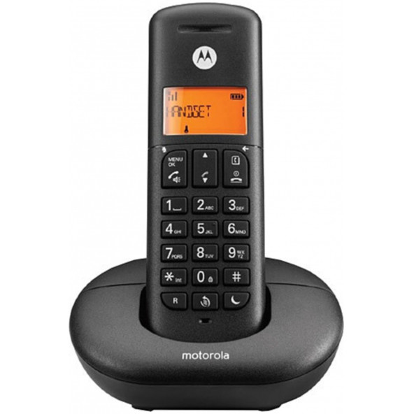 Motorola E201 Handsfree Dect Telsiz Telefon Siyah