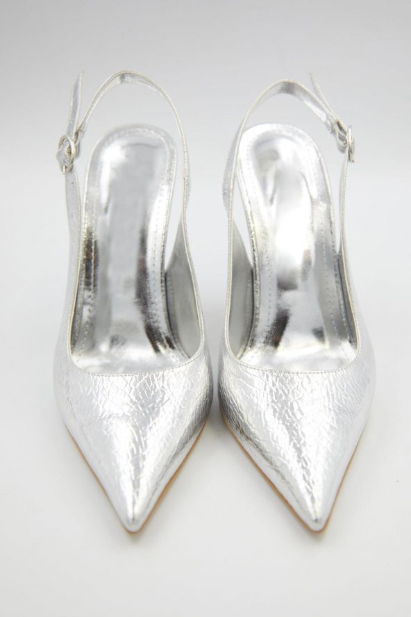 Kadın Taş Topuk Detaylı Stiletto - 9