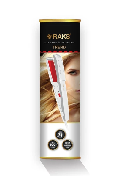 RAKS TREND KIRMIZI ISLAK SAÇ DÜZLEŞTİRİCİ - Resim 2