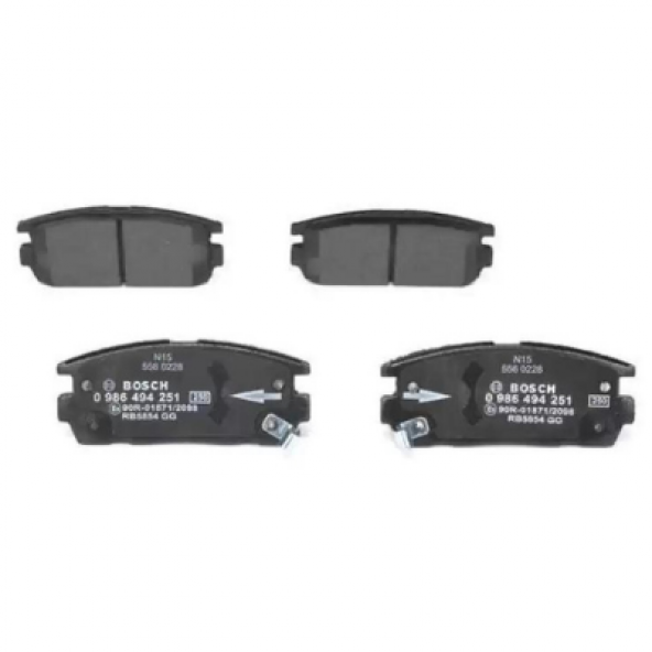 Opel Captiva  2.2 0986494251 Arka Fren Balatası Bosch ürün görseli