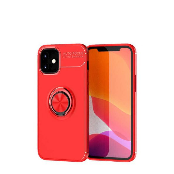 Apple iPhone 12 Mini Kılıf Yüzüklü Kamera Korumalı Range Silikon Kılıf - 2