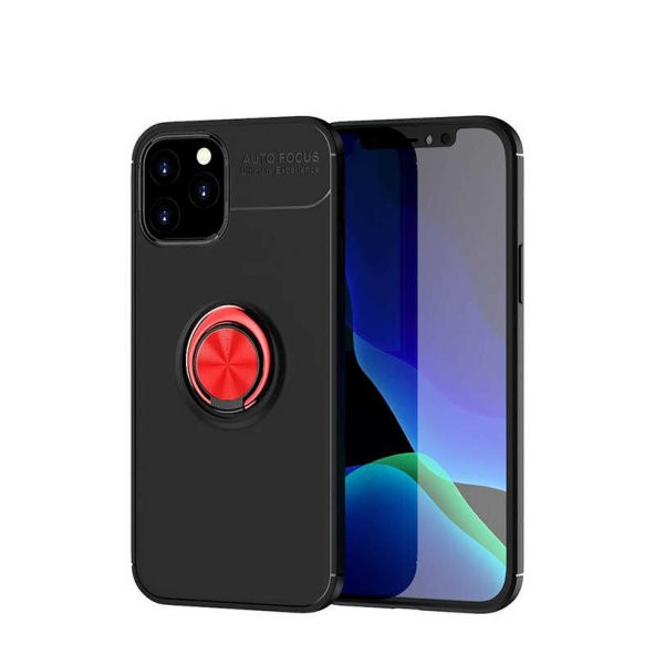 Apple iPhone 12 Pro Kılıf Yüzüklü Kamera Korumalı Range Silikon Kılıf - 4