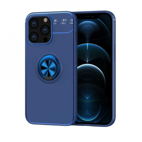 Apple iPhone 13 Pro Max Kılıf Yüzüklü Kamera Korumalı Range Silikon Kılıf - 3