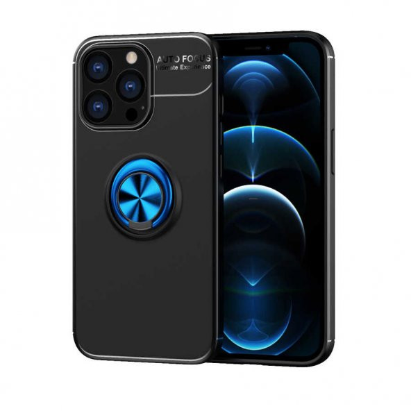 Apple iPhone 13 Pro Max Kılıf Yüzüklü Kamera Korumalı Range Silikon Kılıf - 5