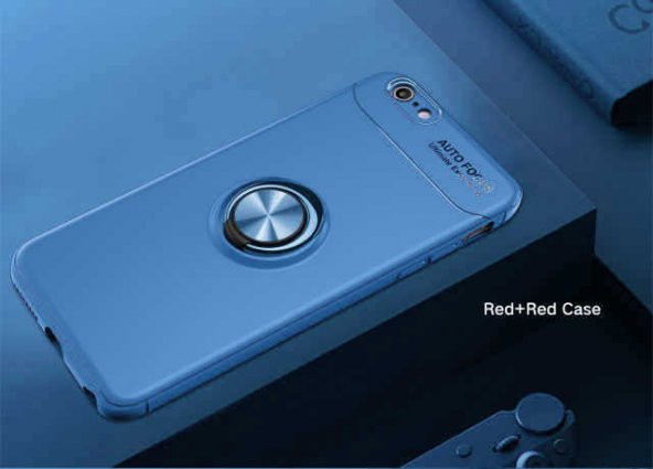 Apple iPhone 6 Kılıf Yüzüklü Kamera Korumalı Range Silikon Kılıf - Resim 3