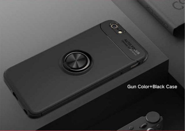 Apple iPhone 6 Plus Kılıf Yüzüklü Kamera Korumalı Range Silikon Kılıf