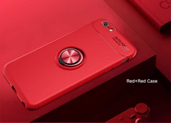 Apple iPhone 7 Kılıf Yüzüklü Kamera Korumalı Range Silikon Kılıf - 2