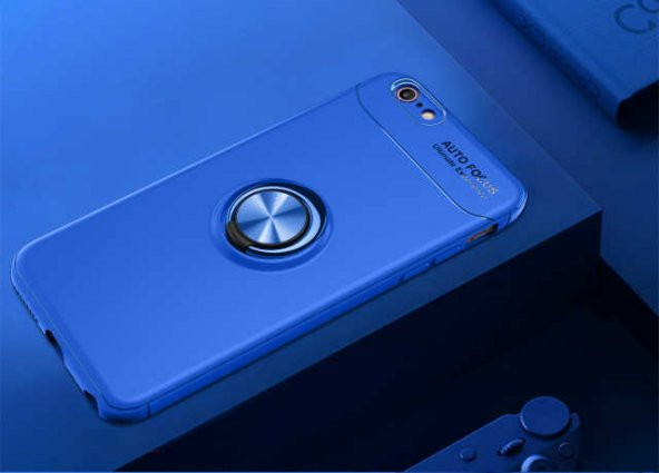 Apple iPhone 6 Plus Kılıf Yüzüklü Kamera Korumalı Range Silikon Kılıf - 3