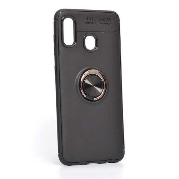 Samsung Galaxy A30 Kılıf Yüzüklü Kamera Korumalı Range Silikon Kılıf ürün görseli