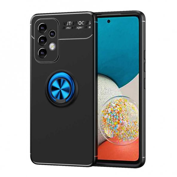 Samsung Galaxy A73 Kılıf Yüzüklü Kamera Korumalı Range Silikon Kılıf - 5