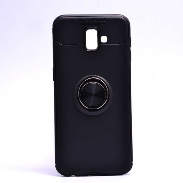 Samsung Galaxy J6 Plus Kılıf Yüzüklü Kamera Korumalı Range Silikon Kılıf ürün görseli