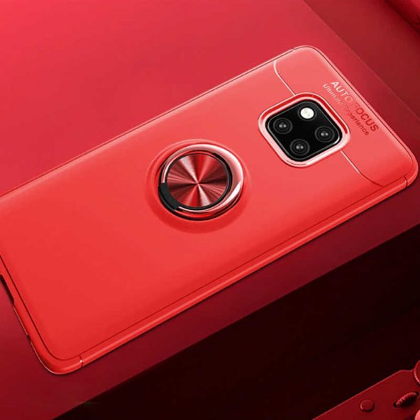 Huawei Mate 20 Pro Kılıf Yüzüklü Kamera Korumalı Range Silikon Kılıf - 2