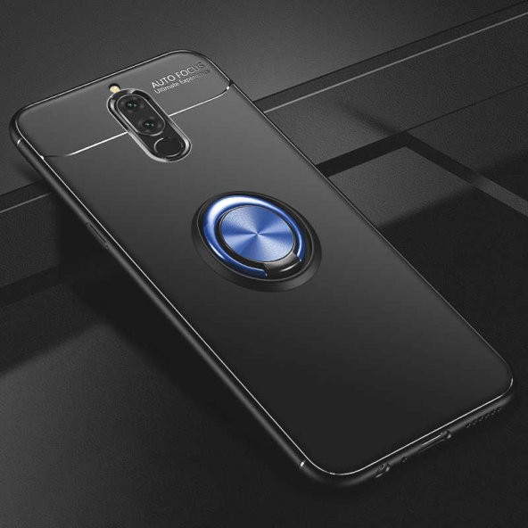 Huawei Mate 10 Lite Kılıf Yüzüklü Kamera Korumalı Range Silikon Kılıf - 5