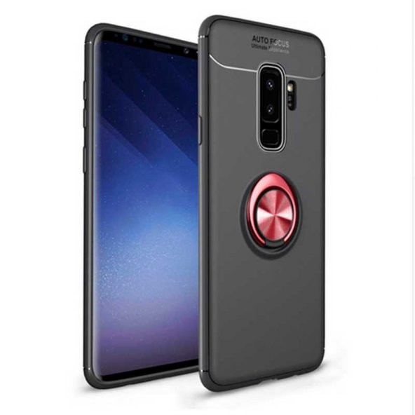 Samsung Galaxy S9 Plus Kılıf Yüzüklü Kamera Korumalı Range Silikon Kılıf - Resim 4