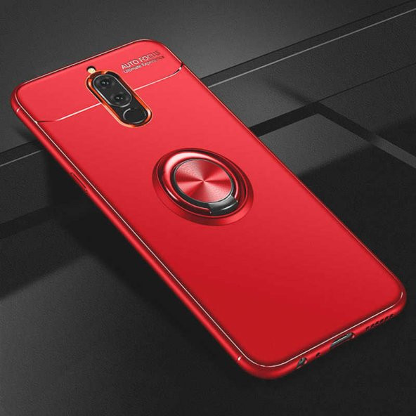 Huawei Mate 10 Lite Kılıf Yüzüklü Kamera Korumalı Range Silikon Kılıf - 2