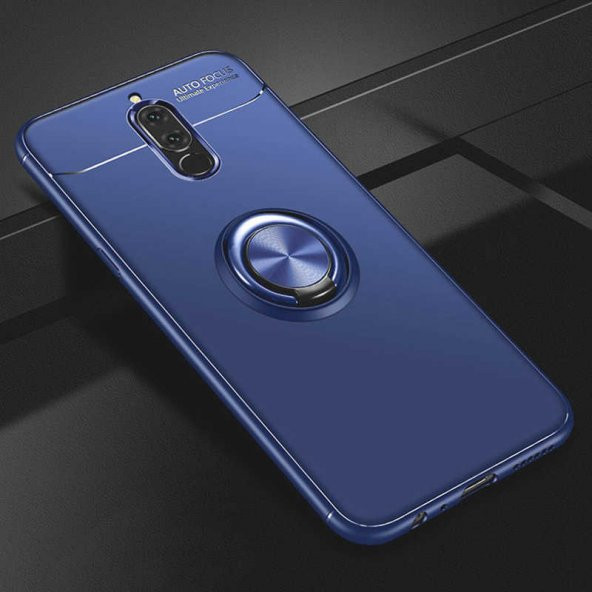 Huawei Mate 10 Lite Kılıf Yüzüklü Kamera Korumalı Range Silikon Kılıf - 3