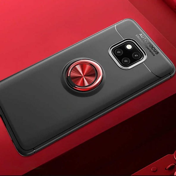 Huawei Mate 20 Pro Kılıf Yüzüklü Kamera Korumalı Range Silikon Kılıf - 4