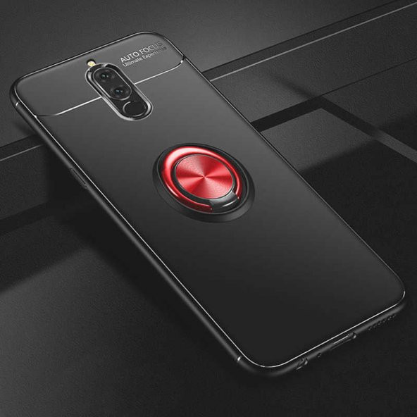 Huawei Mate 10 Lite Kılıf Yüzüklü Kamera Korumalı Range Silikon Kılıf - 4