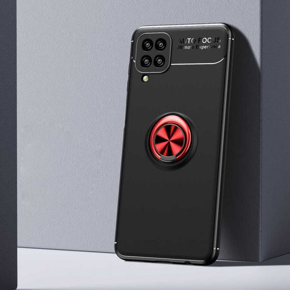 Samsung Galaxy M12 Kılıf Yüzüklü Kamera Korumalı Range Silikon Kılıf - 4
