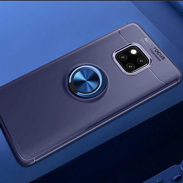 Huawei Mate 20 Pro Kılıf Yüzüklü Kamera Korumalı Range Silikon Kılıf - 3