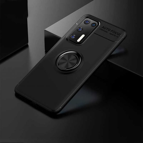 Huawei P40 Kılıf Yüzüklü Kamera Korumalı Range Silikon Kılıf ürün görseli