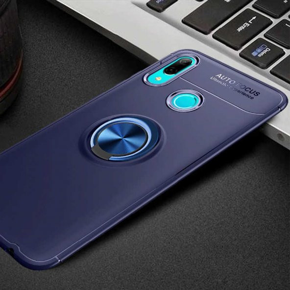 Huawei Y6 2019 Kılıf Yüzüklü Kamera Korumalı Range Silikon Kılıf - 3