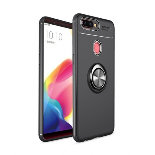 Oppo AX7 Kılıf Yüzüklü Kamera Korumalı Range Silikon Kılıf ürün görseli
