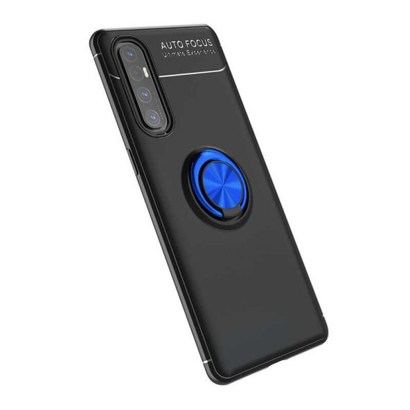 Oppo Reno 3 Pro 5G Kılıf Yüzüklü Kamera Korumalı Range Silikon Kılıf - 5
