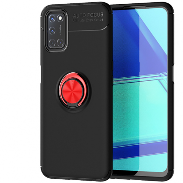 Oppo Reno A72 Kılıf Yüzüklü Kamera Korumalı Range Silikon Kılıf - 4