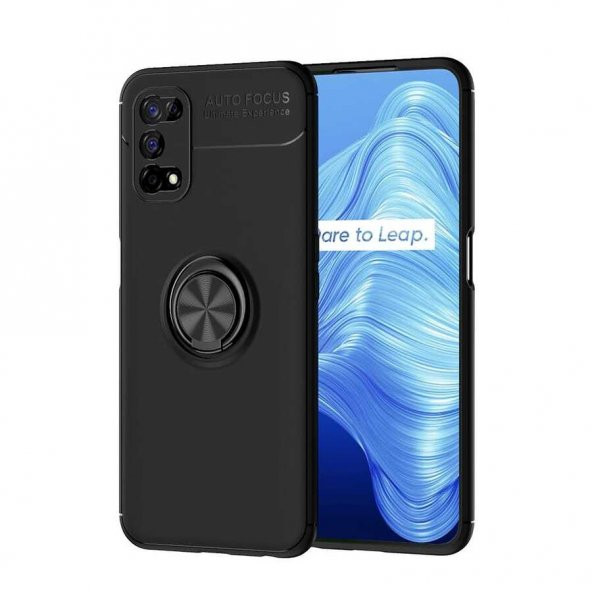 Realme 7 Pro Kılıf Yüzüklü Kamera Korumalı Range Silikon Kılıf