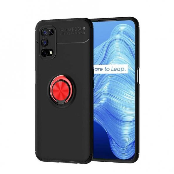 Realme 7 Pro Kılıf Yüzüklü Kamera Korumalı Range Silikon Kılıf - 4