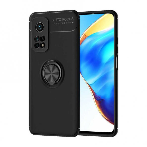 Xiaomi Mi 10T Pro 5G Kılıf Yüzüklü Kamera Korumalı Range Silikon Kılıf - 1
