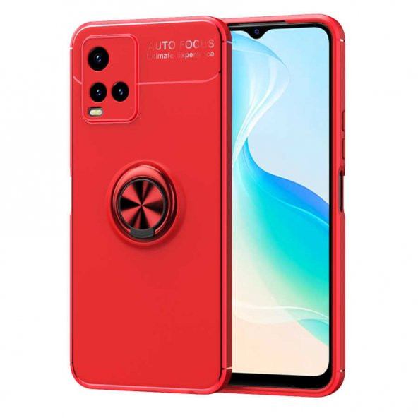 Vivo Y21S Kılıf Yüzüklü Kamera Korumalı Range Silikon Kılıf - Resim 2