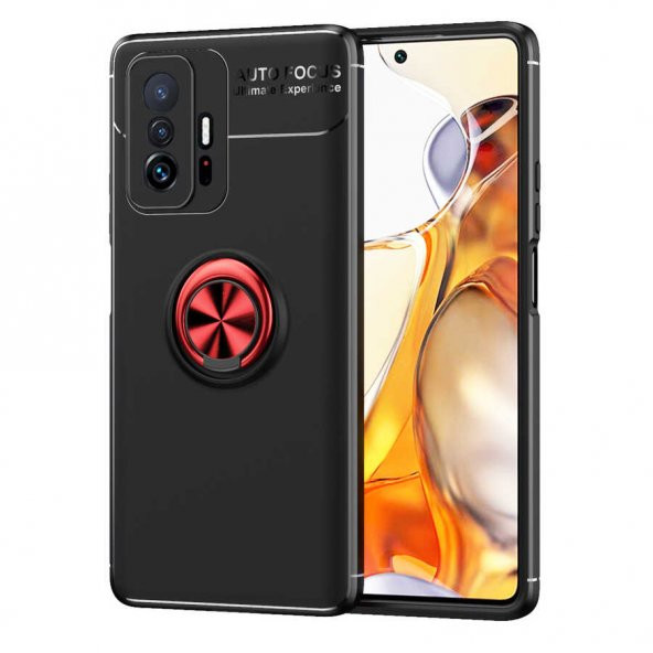 Xiaomi Mi 11T 5G Kılıf Yüzüklü Kamera Korumalı Range Silikon Kılıf - 4