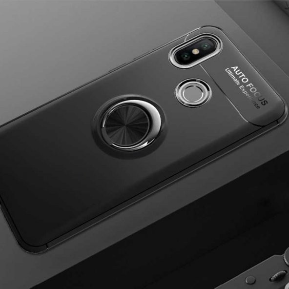 Xiaomi Mi 8 Kılıf Yüzüklü Kamera Korumalı Range Silikon Kılıf
