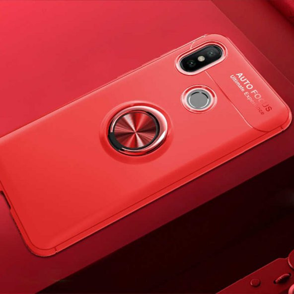 Xiaomi Mi 8 Kılıf Yüzüklü Kamera Korumalı Range Silikon Kılıf - 2