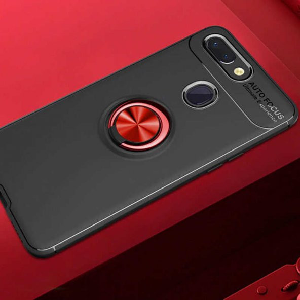 Xiaomi Mi 8 Lite Kılıf Yüzüklü Kamera Korumalı Range Silikon Kılıf - 4